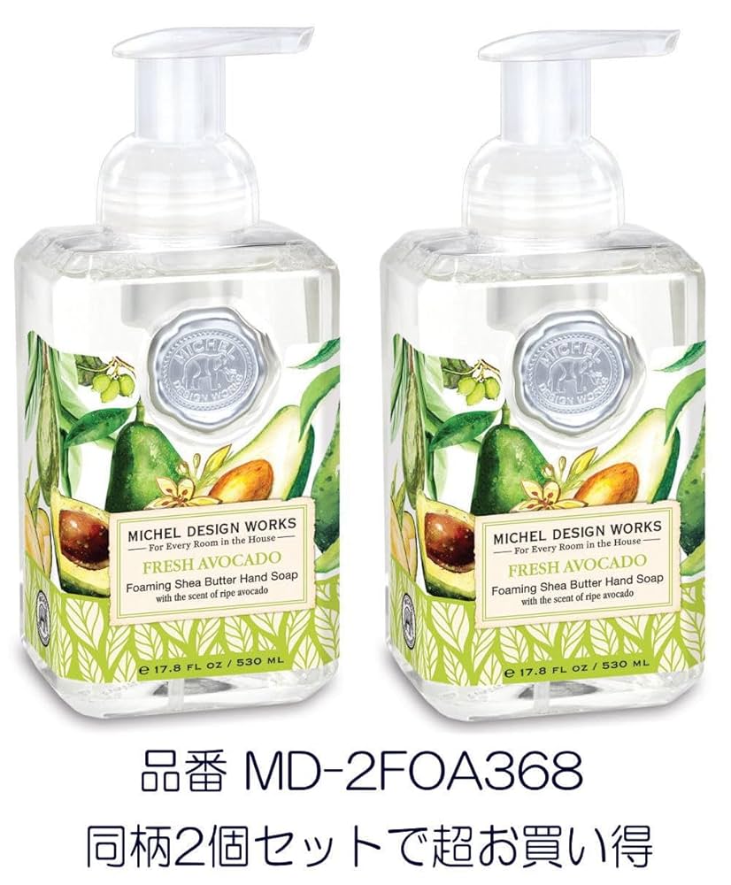 ハンドソープ Amazon.co.jp: ミッシェルデザインワークス 同柄2個セット 30
